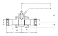 MegaPress_316_FKM_Ball_Valve_3_Piece,_P_x_P_-_Model_6875.8_dimensional