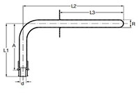 PureFlow Press Stub-out 90°, P x FTG - Model 2820.4ZL_dim