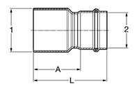 ProPress Reducer, FTG x P - Model 4015.1XL, 6015.1XL_dim