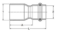 ProPress Reducer, FTG x P - Model 4015.1, 6015.1_dim