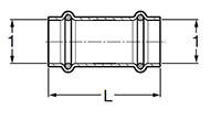 ProPress Coupling, P x P - Model 4015.5, 6015.5_dim