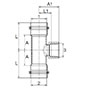 ProPress 316 reducing Tee, P x P x FPT - Model 4017.2, 6017.2_dim