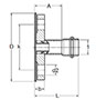 ProPress Adapter Flange, P x BP - Model 4059, 6059_dim