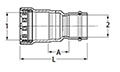 ProPress Transition Coupling, P x P - Model 4113, 5113_dim